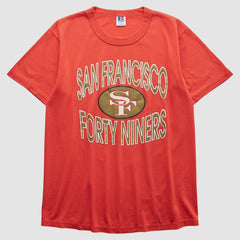 San Francisco 49ers Russell 90s T-shirt - Red Vintage - Fanatics