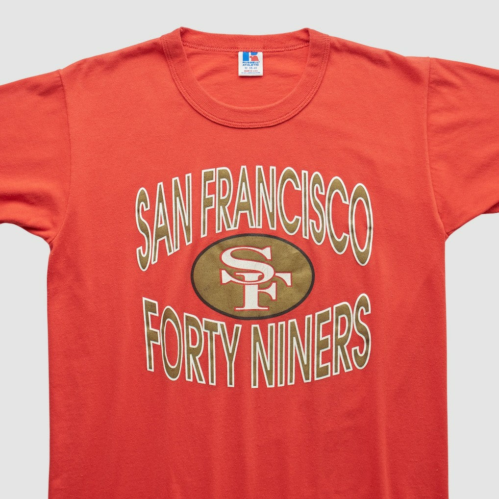 San Francisco 49ers Russell 90s T-shirt - Red Vintage - Fanatics