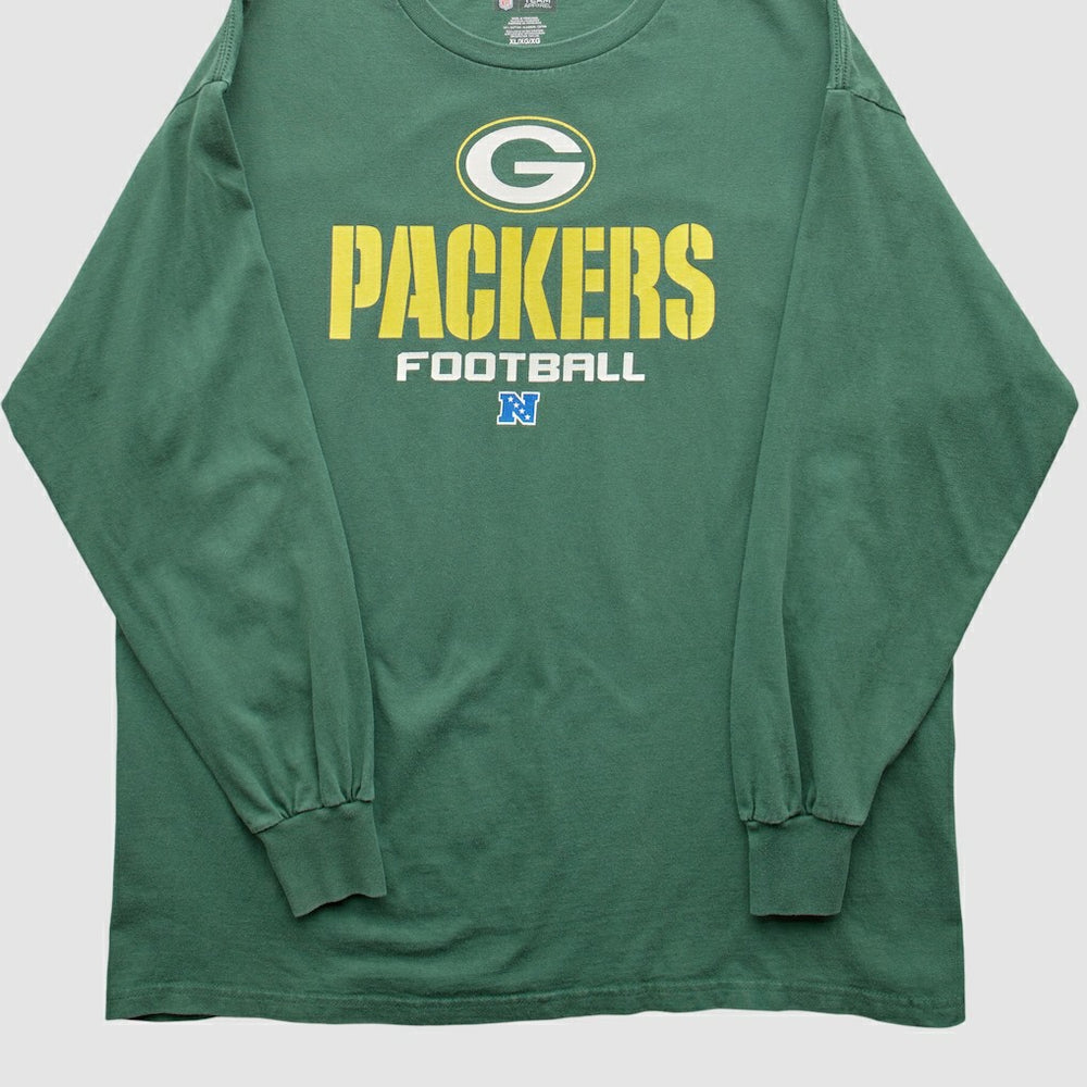 Green Bay Packers NFL 2010s Long Sleeve T-shirt - Green Vintage - Fanatics