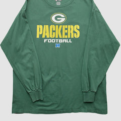 Green Bay Packers NFL 2010s Long Sleeve T-shirt - Green Vintage - Fanatics