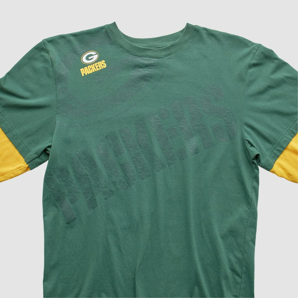 Green Bay Packers 2000s Long Sleeve T-shirt - Green Vintage - Fanatics