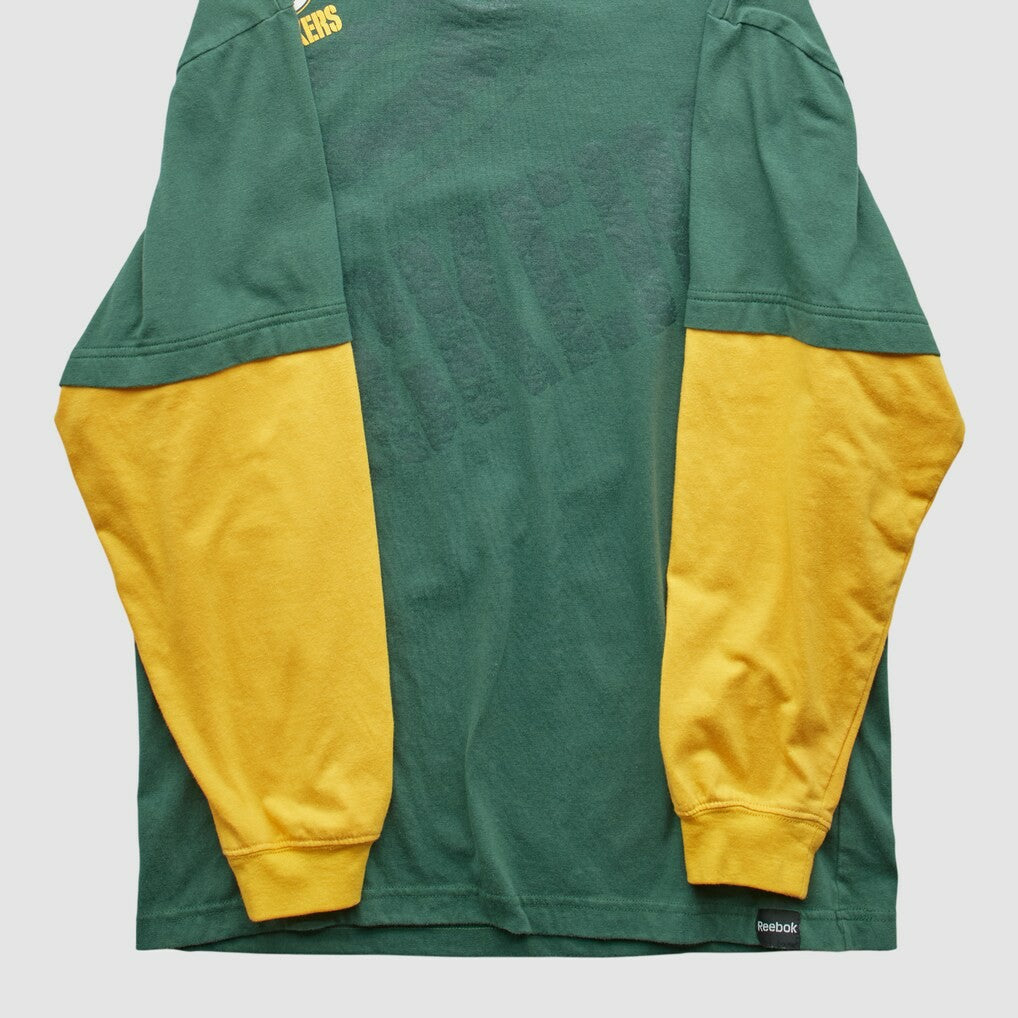 Green Bay Packers 2000s Long Sleeve T-shirt - Green Vintage - Fanatics