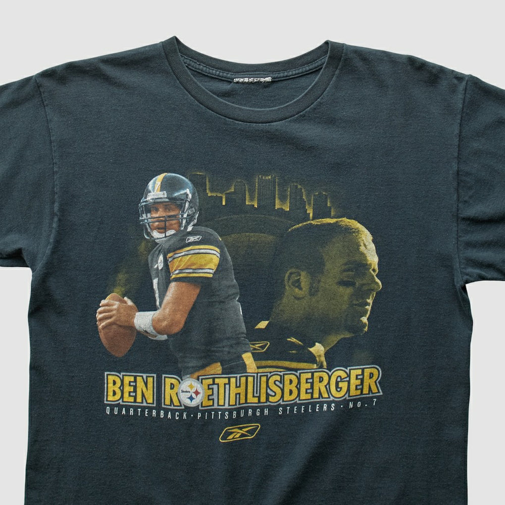 Pittsburgh Steelers Reebok 2000s T-shirt - Black Vintage - Fanatics