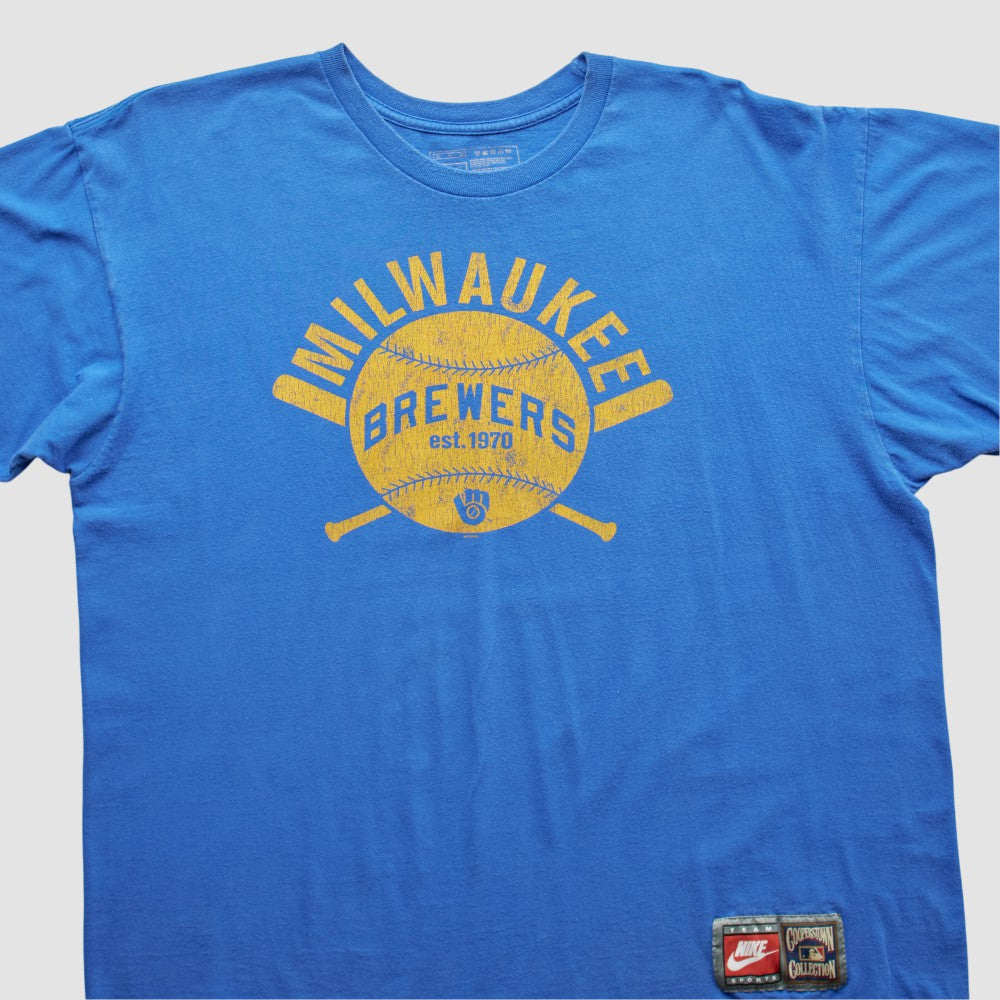 Milwaukee Brewers Nike 2000s T-shirt Discount
