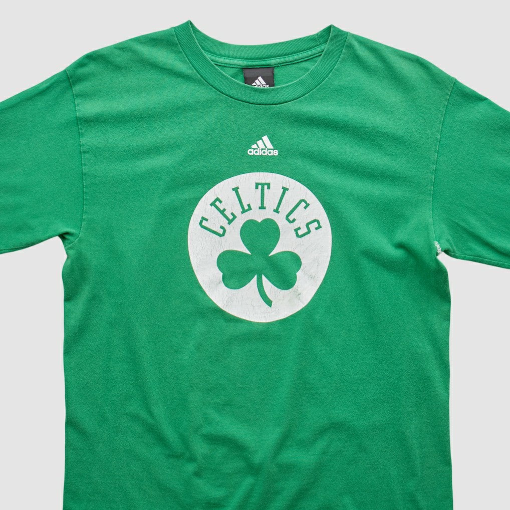 Adidas Boston Celtics 2010s Long Sleeve T-shirt Green Vintage
