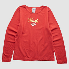 Kansas City Chiefs NFL 2000s Long Sleeve T-shirt - Red - S Vintage - Fanatics