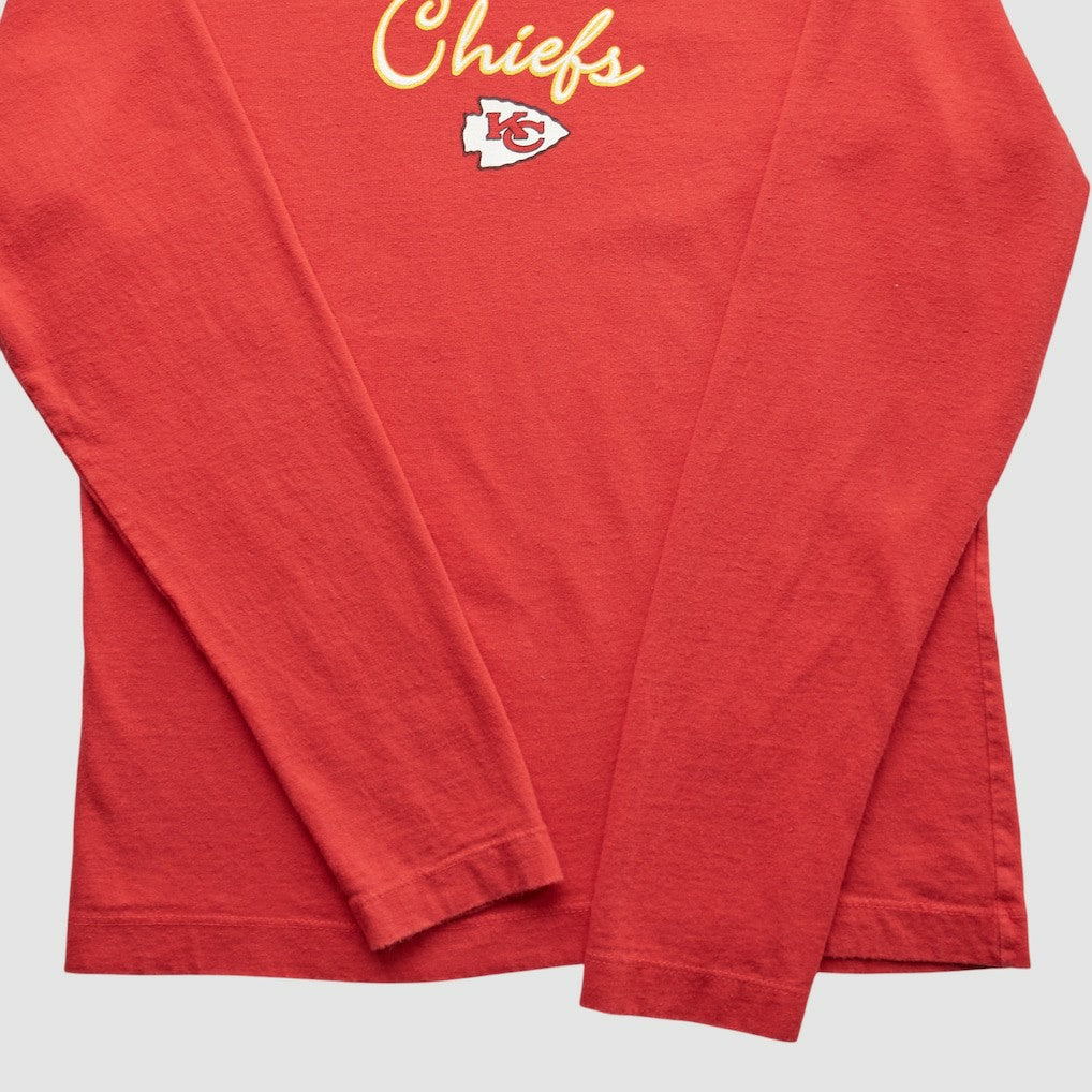 Kansas City Chiefs NFL 2000s Long Sleeve T-shirt - Red - S Vintage - Fanatics