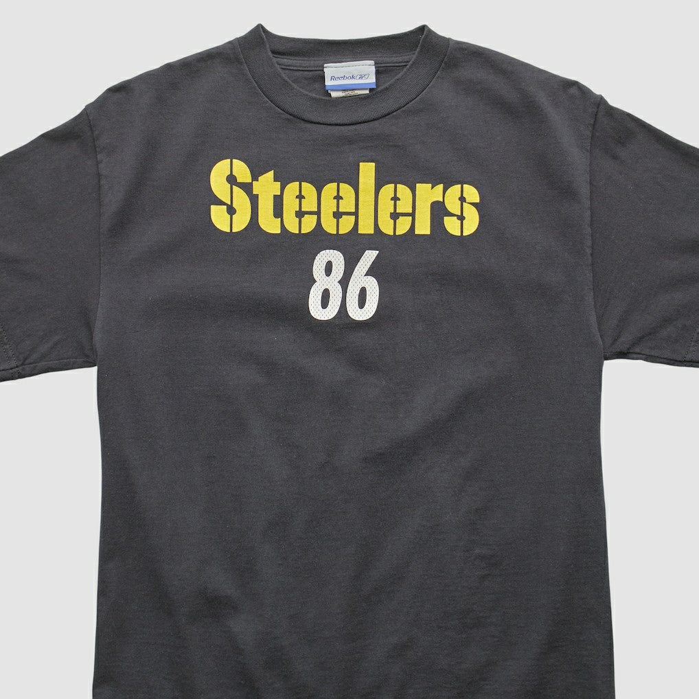 Hines Ward Reebok 2000s T-shirt - Black Vintage - Fanatics