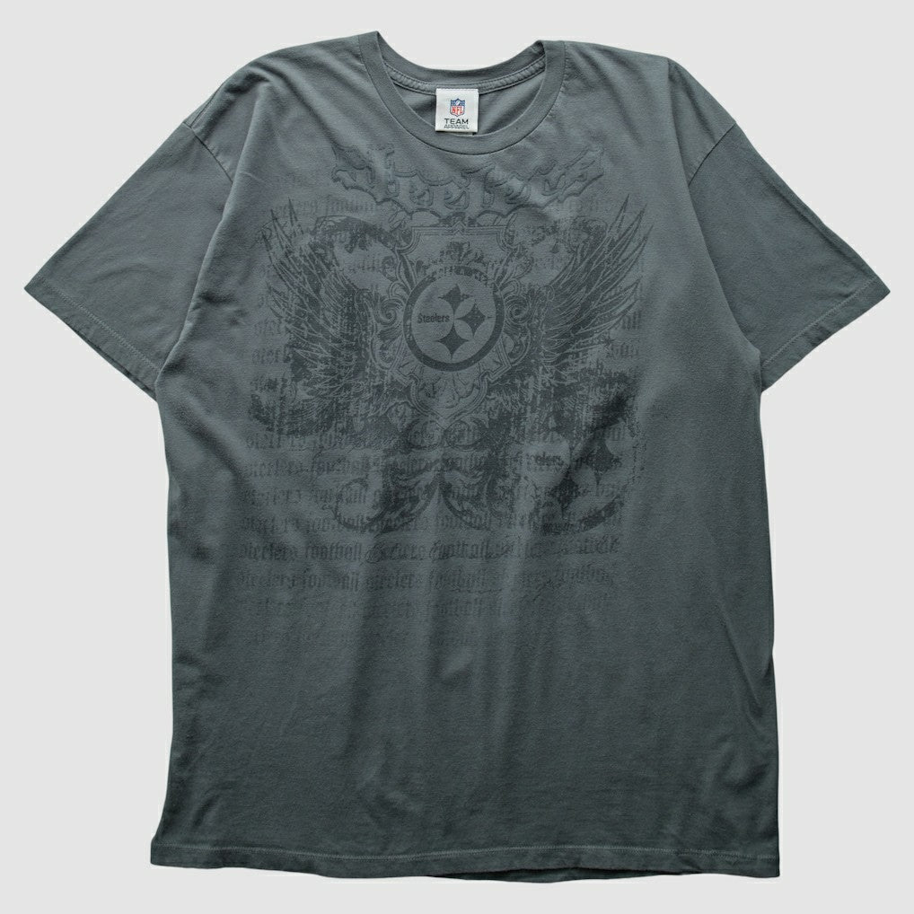 Pittsburgh Steelers NFL 2010s T-shirt - Charcoal Vintage - Fanatics