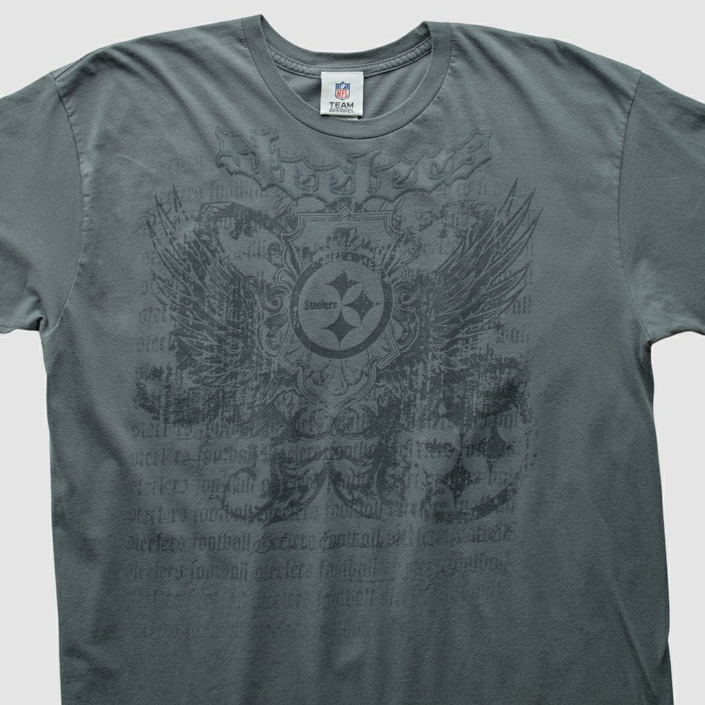 Pittsburgh Steelers NFL 2010s T-shirt - Charcoal Vintage - Fanatics