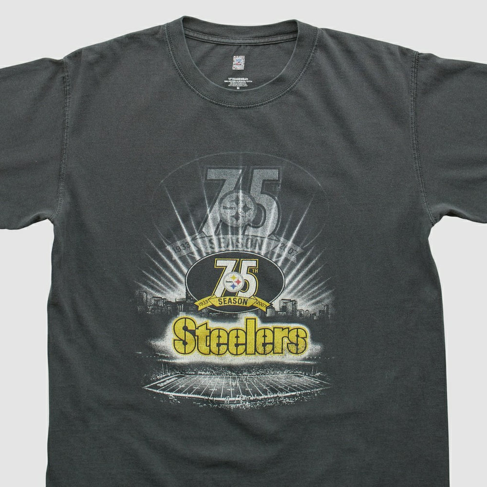 Pittsburgh Steelers 2007 T-shirt - Black Vintage - Fanatics