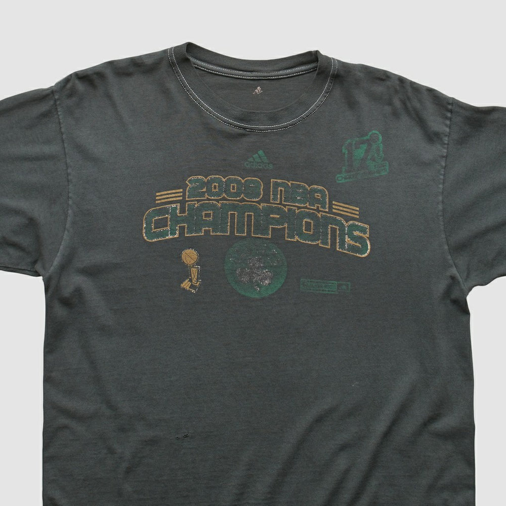 Adidas Boston Celtics 2008 T-shirt Charcoal Vintage