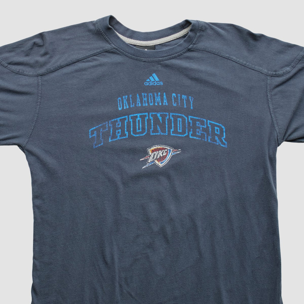 Adidas Oklahoma City Thunder 2010s Long Sleeve T-shirt Navy Vintage