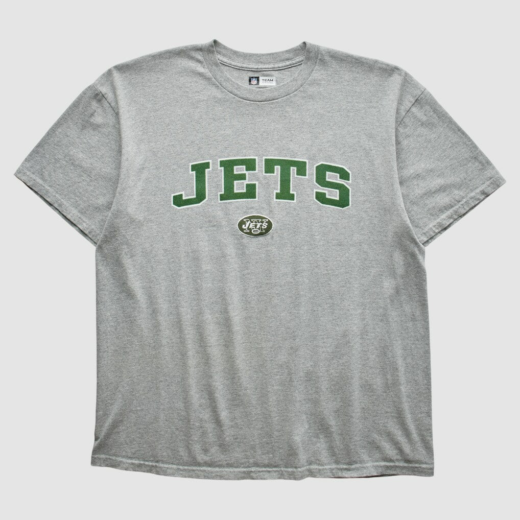 New York Jets 2010s T-shirt - Heather Gray Vintage - Fanatics