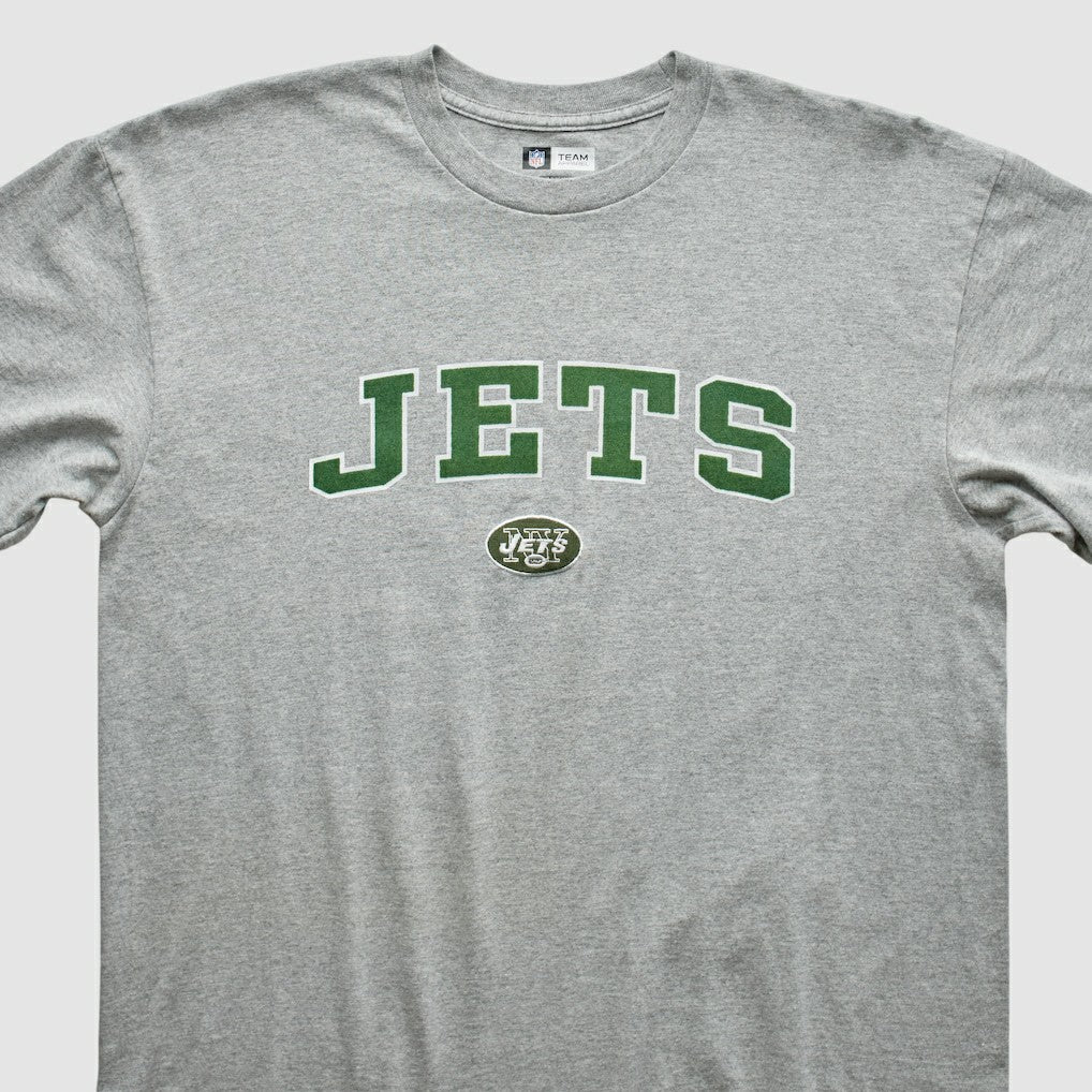 New York Jets 2010s T-shirt - Heather Gray Vintage - Fanatics
