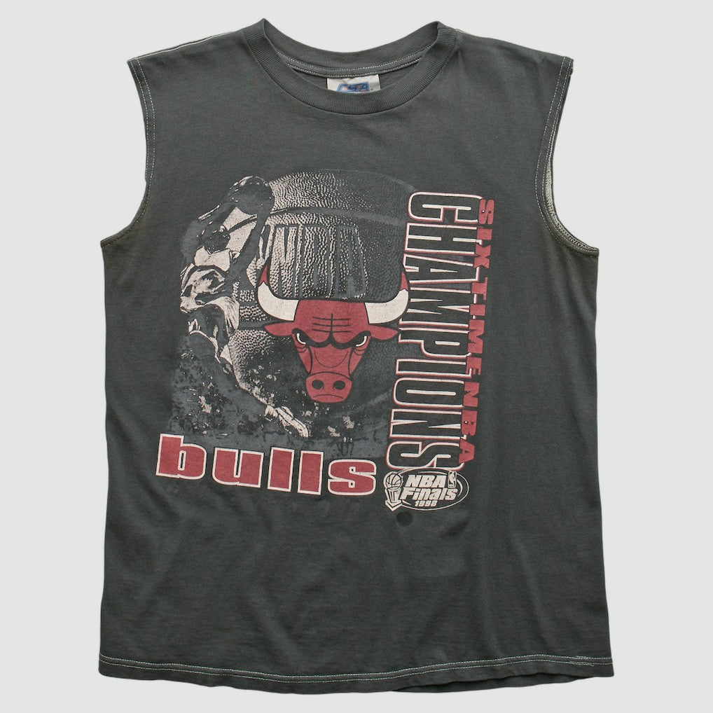 Vintage Chicago Bulls CSA 1998 Tank Charcoal