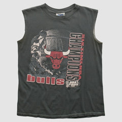 Vintage Chicago Bulls CSA 1998 Tank Charcoal
