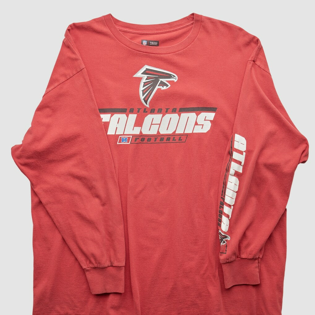 Atlanta Falcons NFL 2010s Long Sleeve T-shirt - Red Vintage - Fanatics
