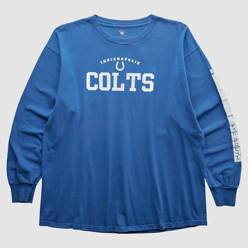 Indianapolis Colts 2000s Long Sleeve T-shirt - Blue Vintage - Fanatics