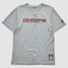 Kansas City Chiefs Reebok 2000s T-shirt - Heather Gray Vintage - Fanatics