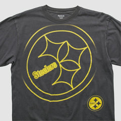 Pittsburgh Steelers Reebok 2000s Long Sleeve T-shirt - Charcoal Vintage - Fanatics