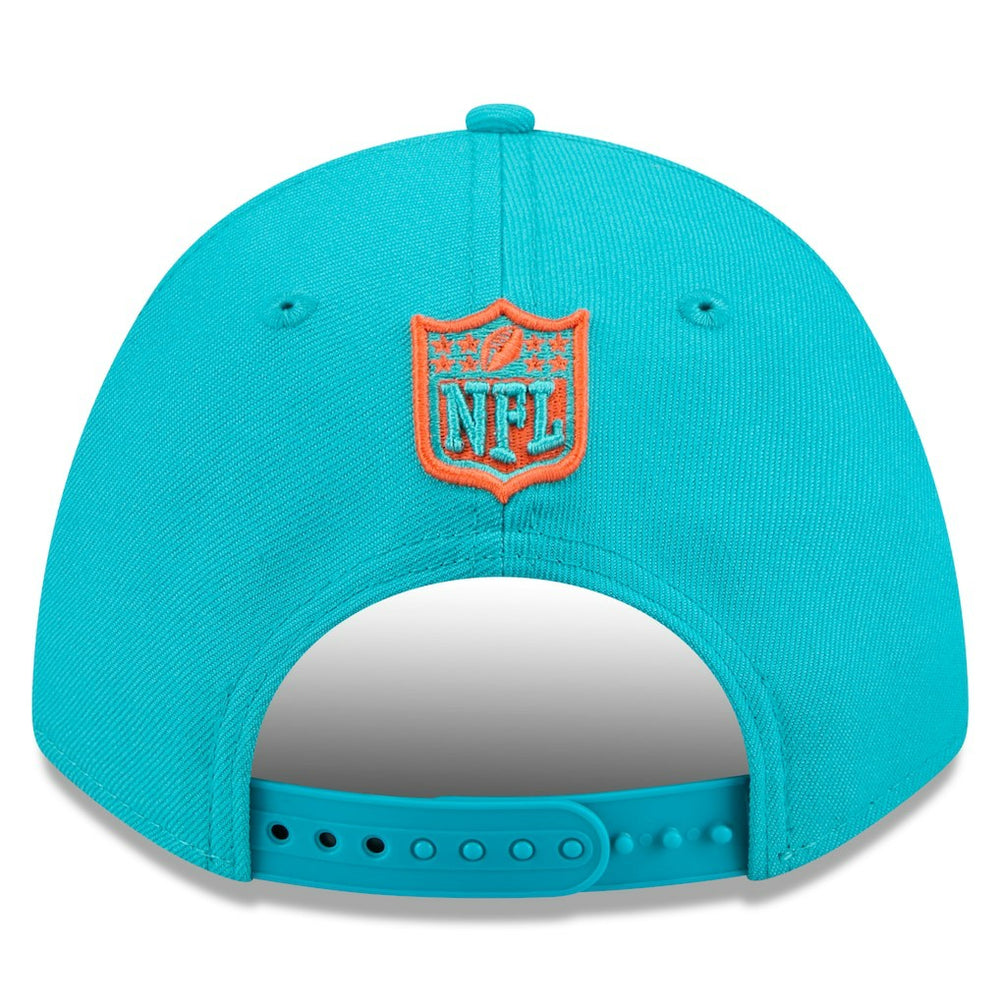 Miami Dolphins New Era Spain Side Patch 9FORTY M-Crown Adjustable Hat - Aqua - NFL