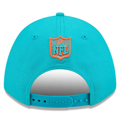 Miami Dolphins New Era Spain Side Patch 9FORTY M-Crown Adjustable Hat - Aqua - NFL