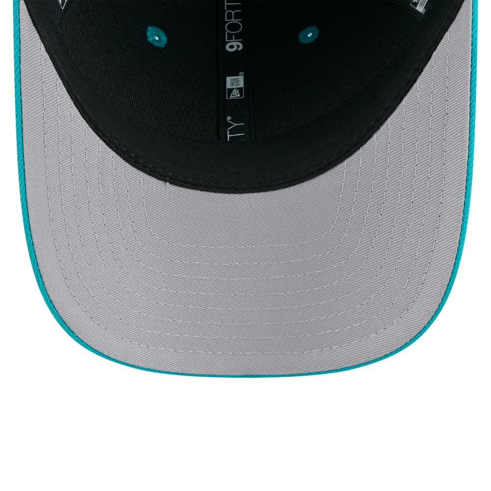 Miami Dolphins New Era Spain Side Patch 9FORTY M-Crown Adjustable Hat - Aqua - NFL