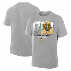 Sidney Crosby Pittsburgh Penguins Legacy Milestone T-Shirt - Gray | NHL near me
