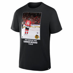 Connor Bedard Chicago Blackhawks Legacy Milestone T-Shirt - Black | NHL online