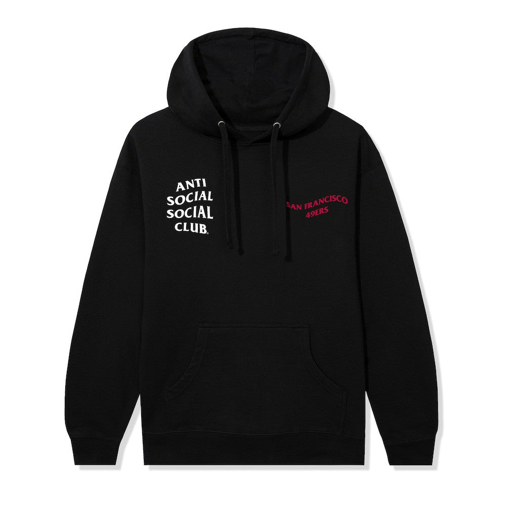 San Francisco 49ers AntiSocialSocialClub x NFL Unisex Impact Hoodie - Black - NFL