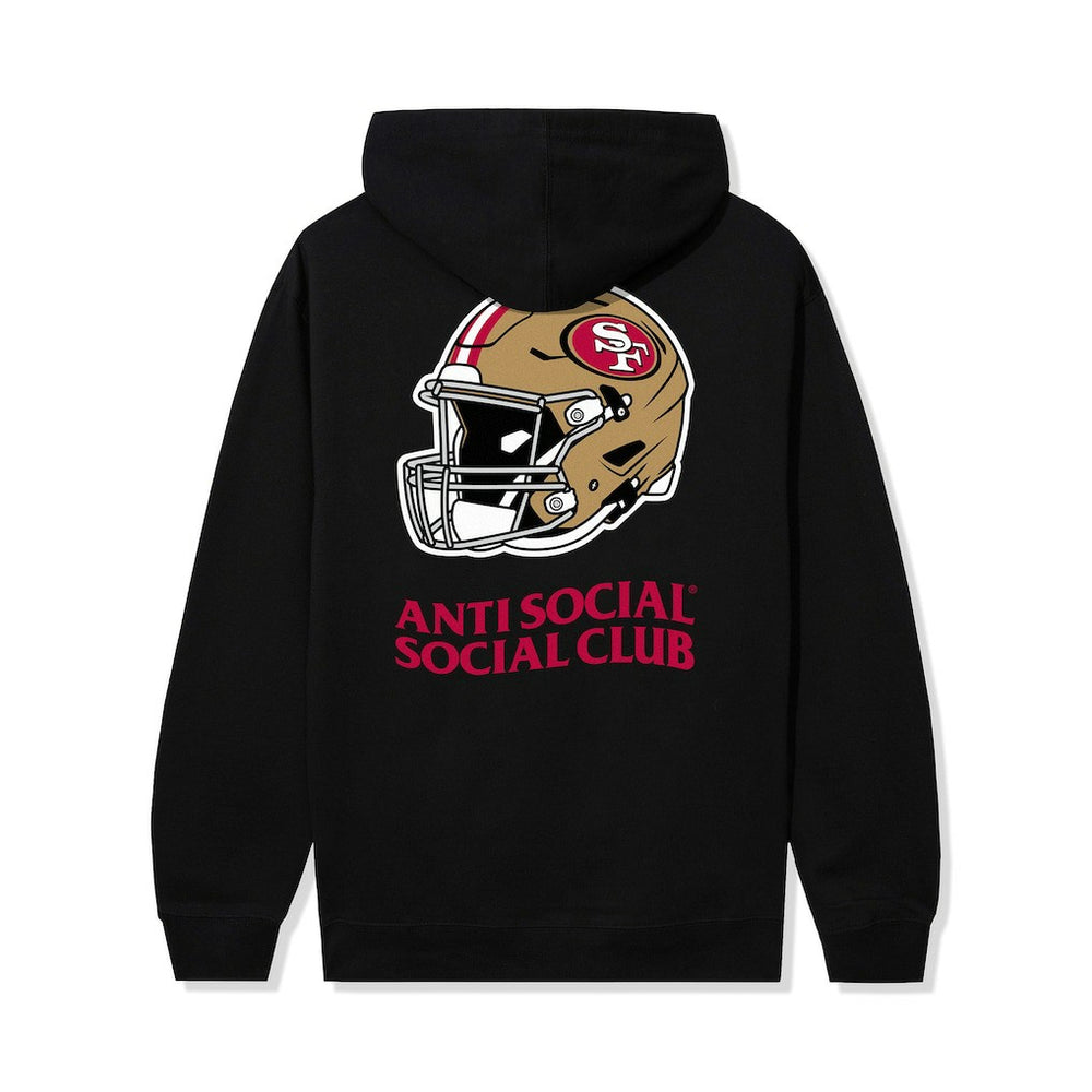 San Francisco 49ers AntiSocialSocialClub x NFL Unisex Impact Hoodie - Black - NFL