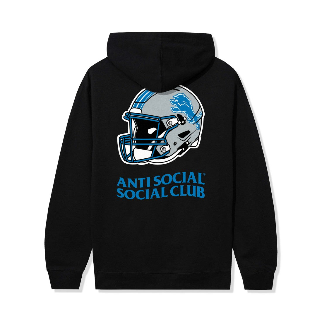 Detroit Lions AntiSocialSocialClub x NFL Unisex Impact Hoodie - Black - NFL