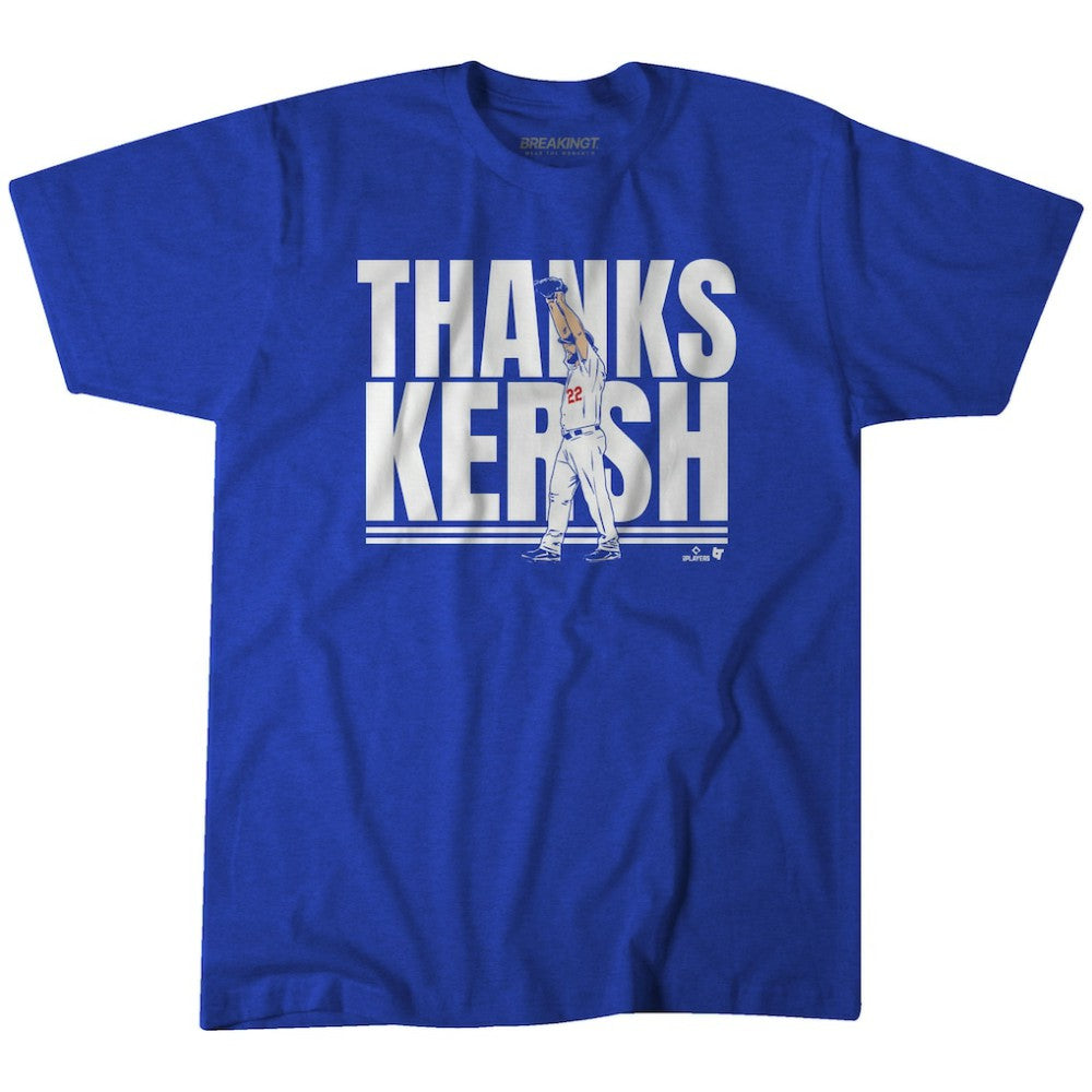 Clayton Kershaw Los Angeles Dodgers BreakingT Unisex Thank You T-Shirt Online