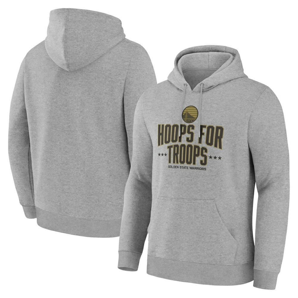 Golden State Warriors Hoops For Troops Hoodie Gray