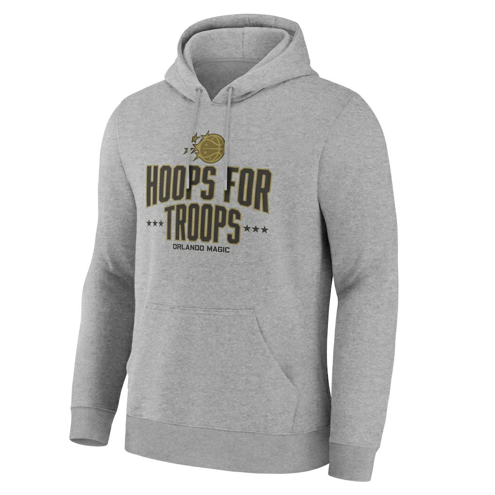 Orlando Magic Hoops For Troops Hoodie Gray