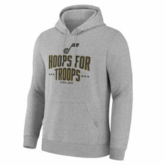 Utah Jazz Hoops For Troops Hoodie Gray