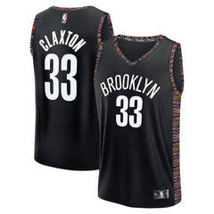 Fanatics Nic Claxton Brooklyn Nets 2025/26 City Edition Fast Break Jersey Black