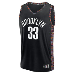 Fanatics Nic Claxton Brooklyn Nets 2025/26 City Edition Fast Break Jersey Black