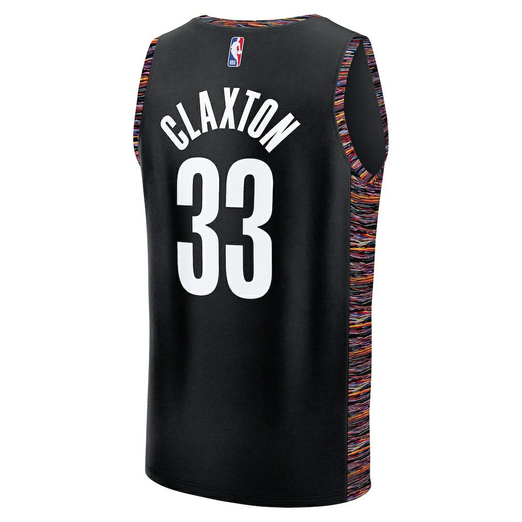 Fanatics Nic Claxton Brooklyn Nets 2025/26 City Edition Fast Break Jersey Black