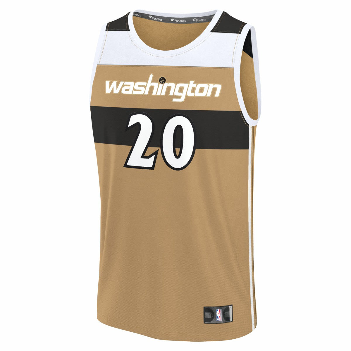 Fanatics Alex Sarr Washington Wizards 2025/26 City Edition Fast Break Jersey Gold