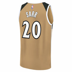 Fanatics Alex Sarr Washington Wizards 2025/26 City Edition Fast Break Jersey Gold