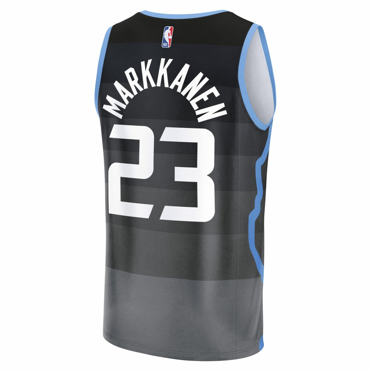 Fanatics Lauri Markkanen Utah Jazz Youth 2025/26 City Edition Fastbreak Jersey Black