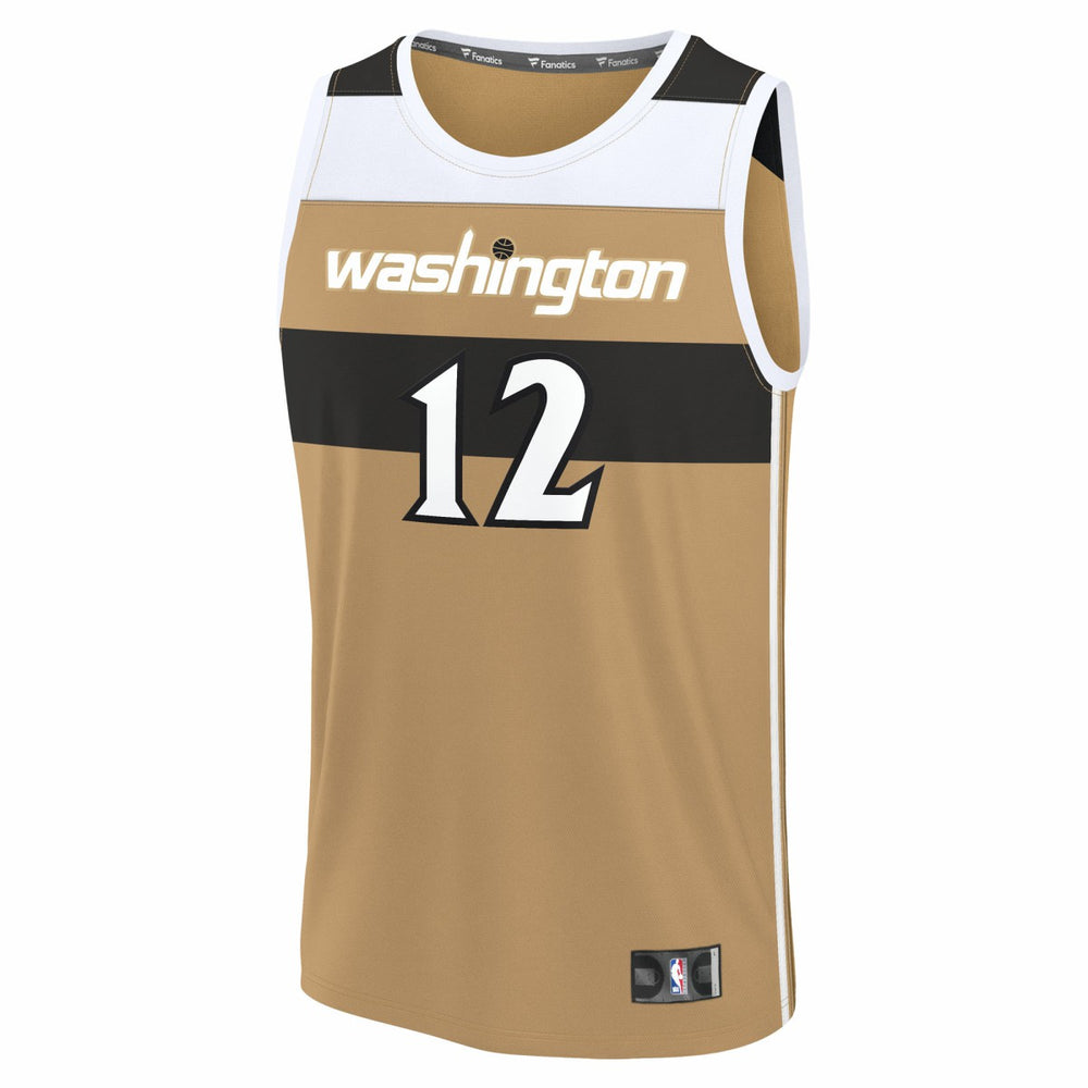 Fanatics Tre Johnson III Washington Wizards Youth 2025/26 City Edition Fastbreak Jersey Gold