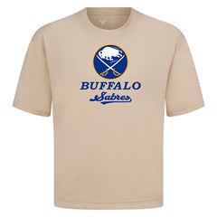 Buffalo Sabres Levelwear Team Surge Luxe Signature Knit T-Shirt - Khaki | NHL near me