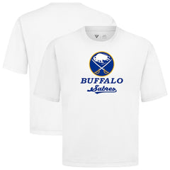 Buffalo Sabres Levelwear Team Surge Luxe Signature Knit T-Shirt - White | NHL online