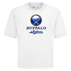Buffalo Sabres Levelwear Team Surge Luxe Signature Knit T-Shirt - White | NHL online