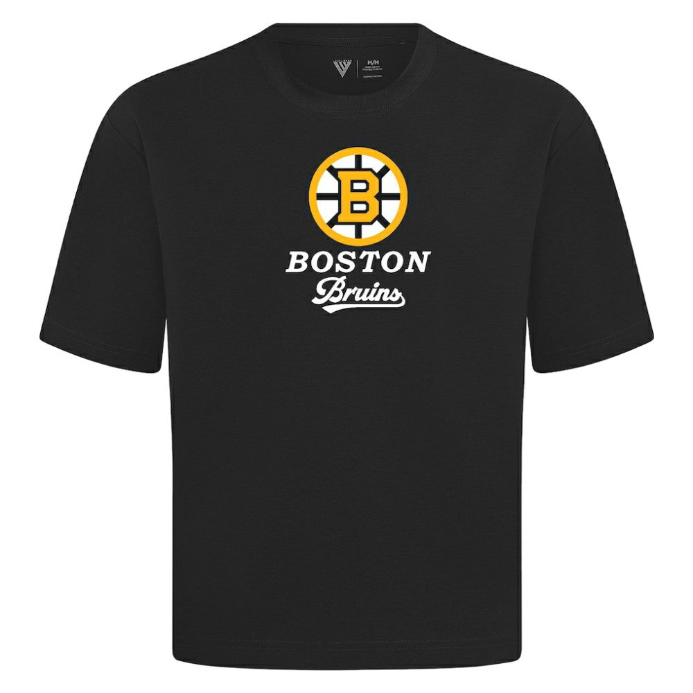 Boston Bruins Levelwear Team Surge Luxe Signature Knit T-Shirt - Black | NHL sale
