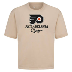 Philadelphia Flyers Levelwear Team Surge Luxe Signature Knit T-Shirt - Khaki | NHL near me