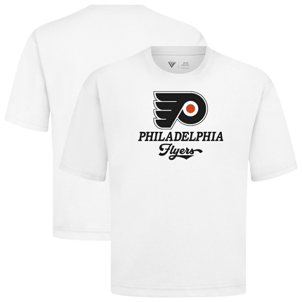 Philadelphia Flyers Levelwear Team Surge Luxe Signature Knit T-Shirt - White | NHL sale